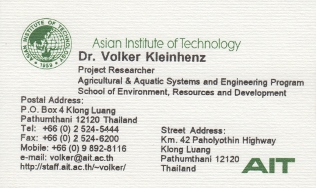Name card AIT 2001-2004