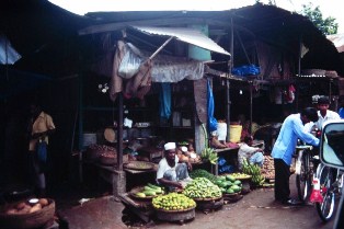 Vegetable market near Patuakhali